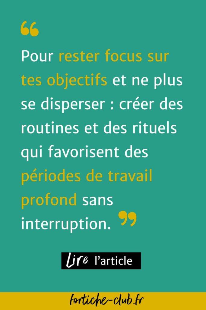 Rester focus sur ses objectifs en utilisant le batching